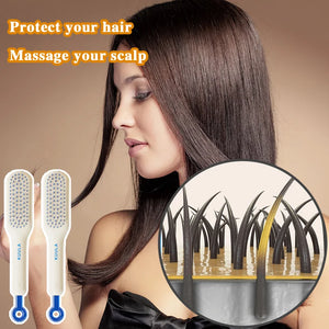 Self-Cleaning Anti-Static Massage Comb