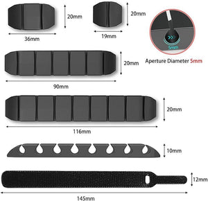 TOPK Silicone Cable Organizer: Your Neat and Tidy Desk Solution - Cart And Pick