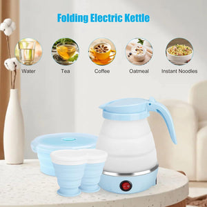 Travel-Friendly 600ml Electric Kettle: Fast, Foldable, and Portable. - Cart And Pick