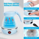 Travel-Friendly 600ml Electric Kettle: Fast, Foldable, and Portable. - Cart And Pick