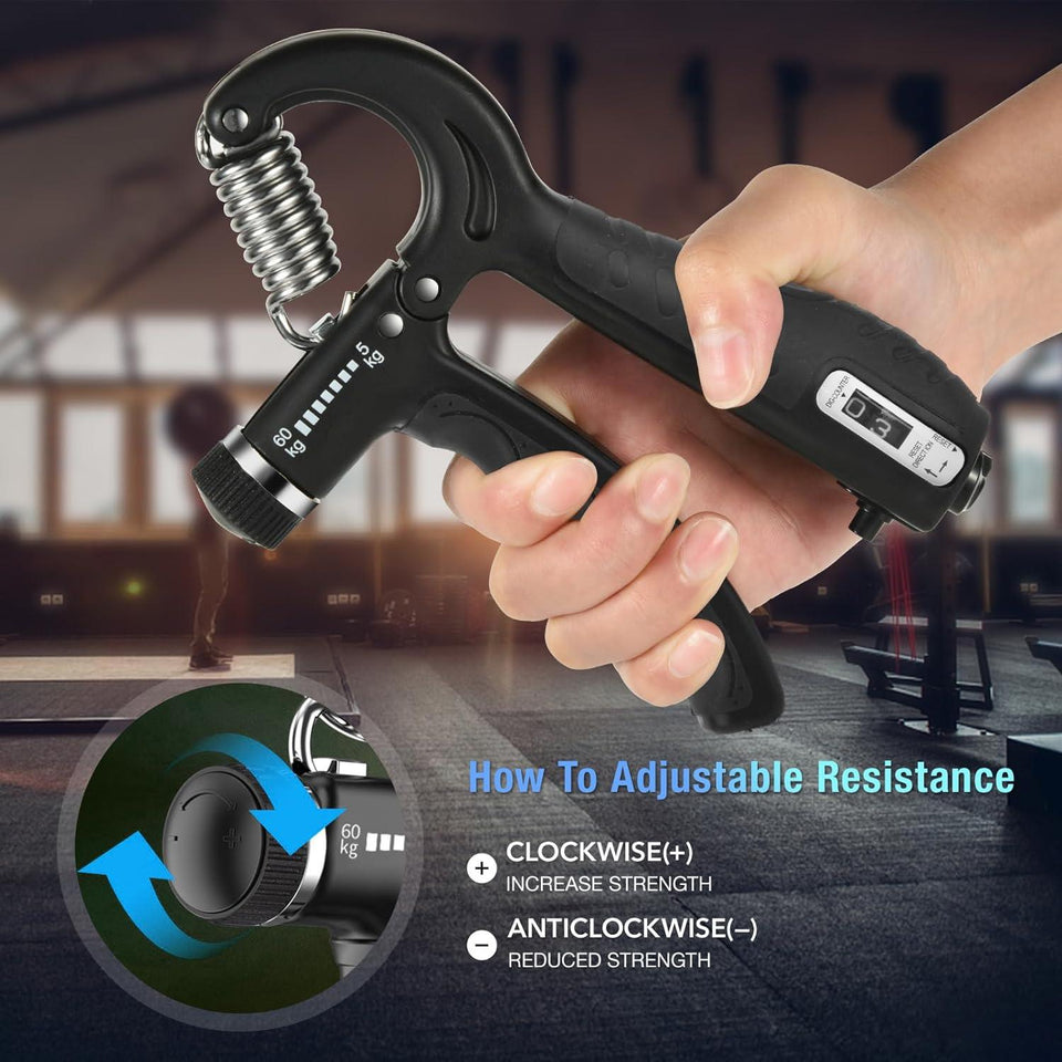 Automatic Counting Hand Grip Strengthener