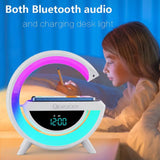 Led Clock Display Speaker G Lamp Wireless Charging