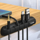 TOPK Silicone Cable Organizer: Your Neat and Tidy Desk Solution - Cart And Pick