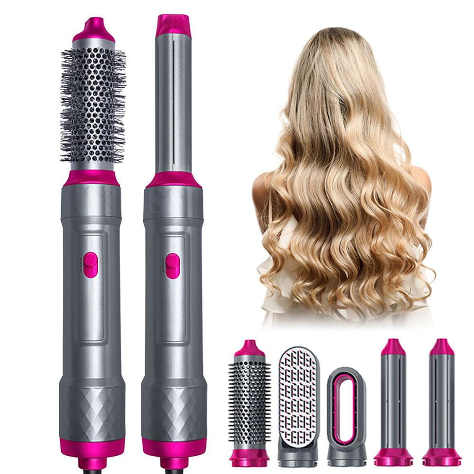 5 In 1 Hair Dryer Hot Comb Straightener - My Store