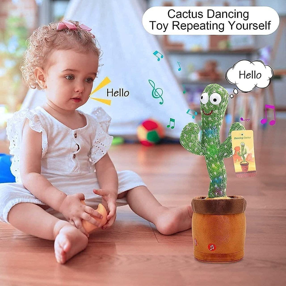 Emoin Dancing Cactus: Baby's Talking, Mimicking, and Singing Buddy - Cart And Pick