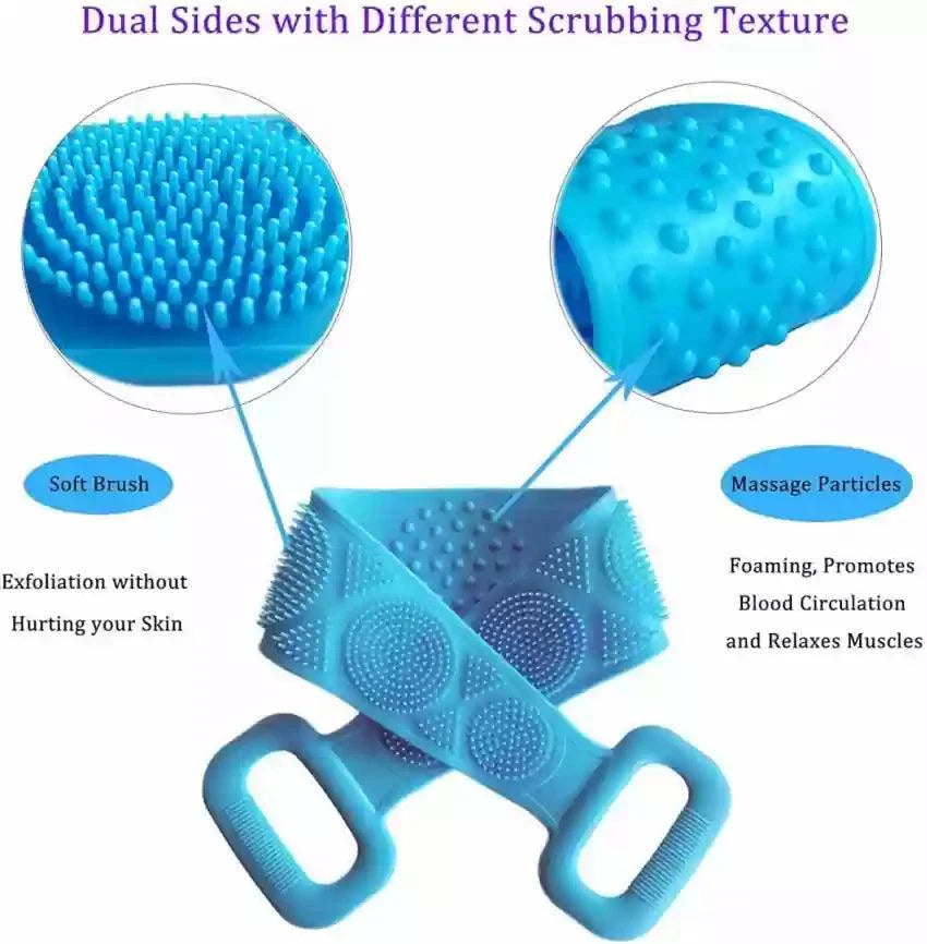 Luxury Silicone Back Scrubber Towel - Cart And Pick